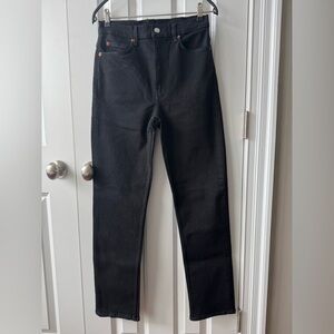 Re/Done 70s Ultra High Rise Stove Pipe Jeans